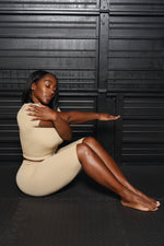 Tan Signature Short Sleeve Set