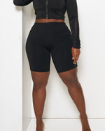 BIKER SHORTS - BLACK
